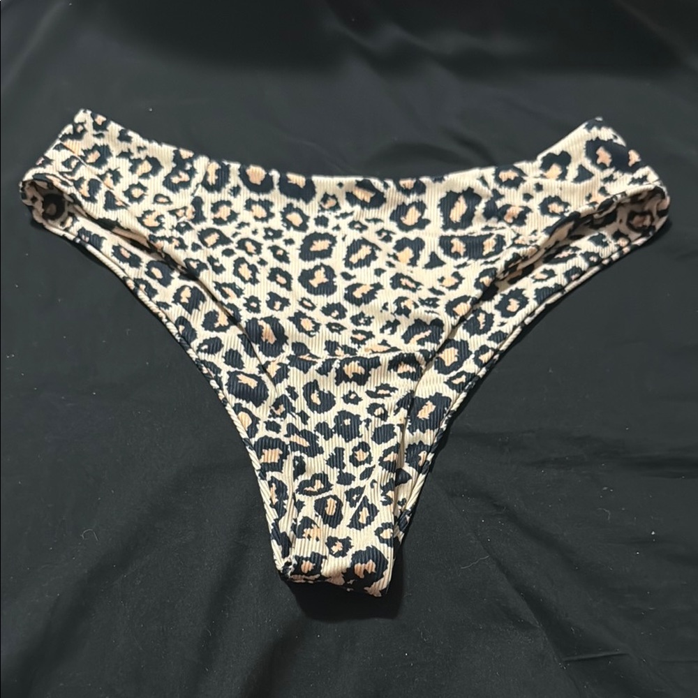Leopard Print swim Bottoms